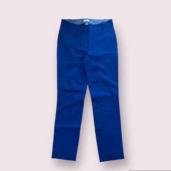 J Crew Stretch Royal Blue Work Casual Pants - Picture 1 of 5